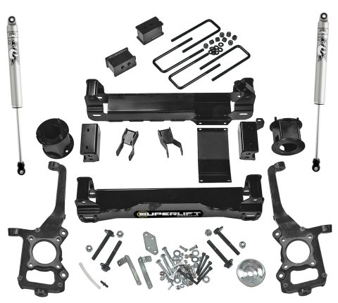 Superlift 09-14 Ford F-150 4WD 4.5in Lift Kit w/ Fox 2.0 Shocks (1x slf9922, 1x slf9926, 1x slf9927, 1x slf9929, 1x slf84069)