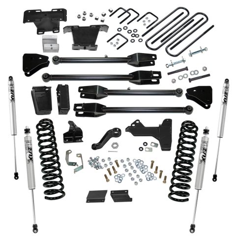 Superlift 11-16 Ford F-250 SuperDuty 4WD Diesel 6in Lift Kit w/ A 4 Link Conversion/Fox 2.0 Shocks (Bundled Kit)