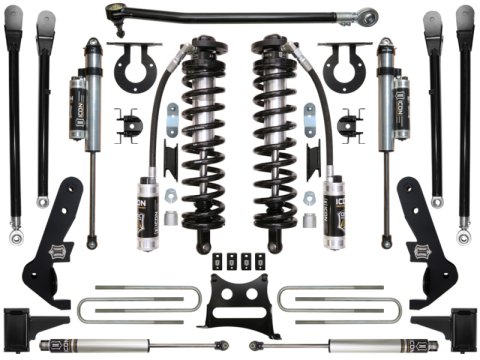ICON 2017+ Ford F-250/F-350 4-5.5in Stage 5 Coilover Conversion System (Bundled Kit)