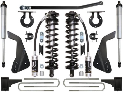 ICON 08-10 Ford F-250/F-350 4-5.5in Stage 2 Coilover Conversion System (Bundled Kit)