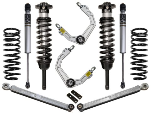 ICON 03-09 Toyota 4Runner/FJ 0-3.5in Stage 3 Suspension System w/Billet Uca (1x ico52700, 1x ico54000, 1x ico58551DJ, 1x ico58645, 2x ico56505)