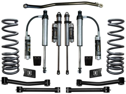 ICON 03-12 Dodge Ram 2500/3500 4WD 2.5in Stage 5 Suspension System (1x ico214027, 1x ico214030, 1x ico217701CP, 1x ico217800CP, 1x ico212500)