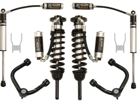 ICON 05-11 Toyota Hilux 0-3in Stage 5 Suspension System w/Tubular Uca (1x ico51002, 1x ico58450DJ, 2x ico56502R, 1x ico58730C)