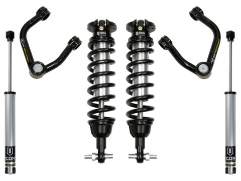 ICON 2019+ Ford Ranger 0-3.5in Stage 2 Suspension System w/Tubular Uca (1x ico98510DJ, 1x ico91255, 2x ico96519)