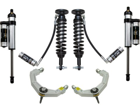 ICON 2014 Ford F-150 4WD 1.75-2.63in Stage 4 Suspension System w/Billet Uca (1x ico98505DJ, 1x ico97720P, 1x ico91810)