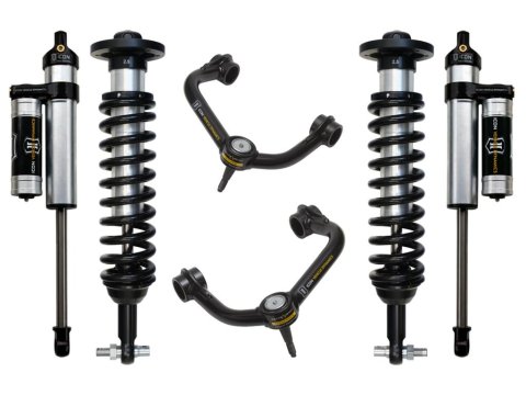 ICON 2014 Ford F-150 2WD 0-2.63in Stage 3 Suspension System w/Tubular Uca (1x ico98500DJ, 1x ico97720P, 1x ico91615)