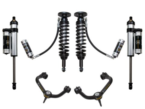 ICON 09-13 Ford F-150 2WD 1.75-2.63in Stage 4 Suspension System w/Tubular Uca (1x ico98500DJ, 1x ico97720CP, 1x ico91805C)