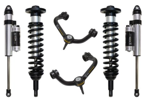 ICON 04-08 Ford F-150 4WD 0-2.63in Stage 4 Suspension System w/Tubular Uca (1x ico98500DJ, 1x ico97720CP, 1x ico91000)