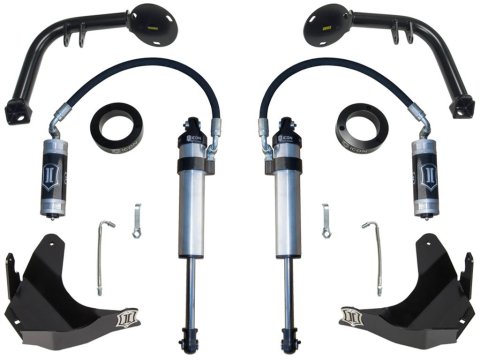 ICON 2016+ Toyota Tacoma S2 Stage 1 Upgrade System (1x ico56102, 1x ico56107, 1x ico59706P)