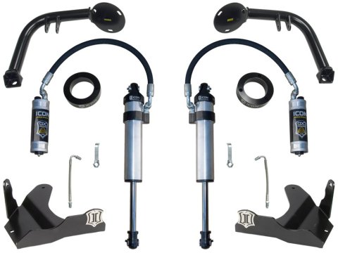 ICON 2005+ Toyota Tacoma / 03-09 Toyota 4Runner / 07-09 Toyota FJ S2 Stage 2 Upgrade System (1x ico56101, 1x ico56102, 1x ico59706CP)