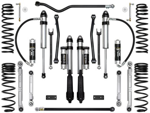 ICON 2020+ Jeep Gladiator 2.5in Stage 7 Suspension System (Billet) (Bundled Kit)