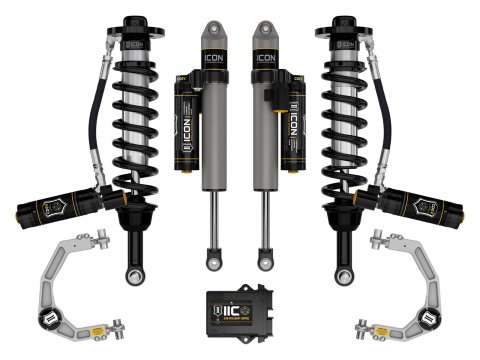 ICON 21-23 Ford F150 Tremor 4WD 2.5-3in Stage 5 Suspension System w/ Billet UCA (1x ico93500, 1x ico91824E, 1x ico97721EP, 1x ico98523DJ)