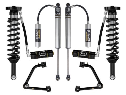 Icon 2023+ GM Canyon/Colorado 1.75in-2.5in Stage 3 Suspension System w/ Tubular UCA (1x ico78660DJ, 1x ico71670, 2x ico76550R)