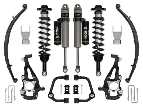 21-23 Ford F150 Tremor 4WD 3.5-4.5in Stage 2 Suspension Sys Tubular UCA / Leaf Pack (Bundled Kit)