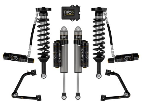 Icon 2023+ GM Canyon/Colorado 1.75-2.5in Stage 6 Suspension System (1x ico78660DJ, 1x ico77751EP, 1x ico73000, 1x ico71670E)