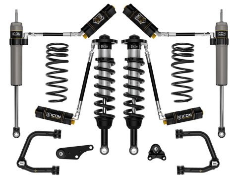 ICON 2024+ Toyota Tacoma 1.25in-3in Stage 5 Suspension System Tubular w/ Triple Rate Spring (Bundled Kit)