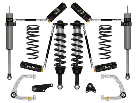 ICON 2024+ Toyota Tacoma 1.25in-3in Stage 5 Suspension System Billet w/ Triple Rate Spring (Bundled Kit)