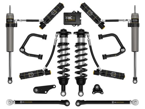 ICON 2024+ Toyota Tacoma 1.25in-3in Stage 10 Suspension System Tubular (Bundled Kit)