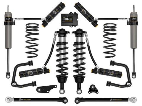 ICON 2024+ Toyota Tacoma 1.25in-3in Stage 10 Suspension System Tubular w/ Triple Rate Spring (Bundled Kit)