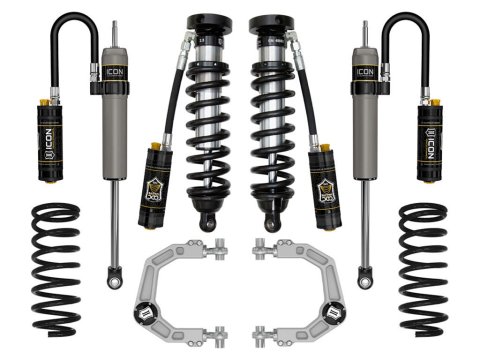 ICON 96-02 Toyota 4Runner 0-3in. Stage 5 Suspension System W/ Billet Upper Control Arms (1x ico57800CP, 1x ico58716C, 1x ico53015, 1x ico58500DJ)