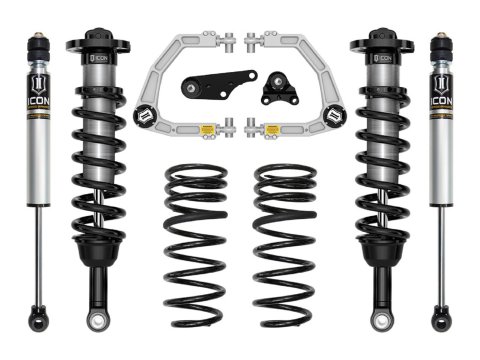 Icon 2024+ Toyota Tacoma 1.25-3in Stage 2 Suspension System  w/ Billet Overland Rear Coils (Bundled Kit)