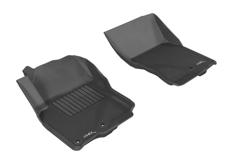 3D MAXpider 05-19 Nissan Frontier Crew Cab Kagu Black Full Set (2 EYELETS)