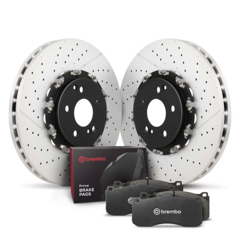 Brembo OE Front Disc Brake Kit (2x bre09.9254.33, 1x breP50053)