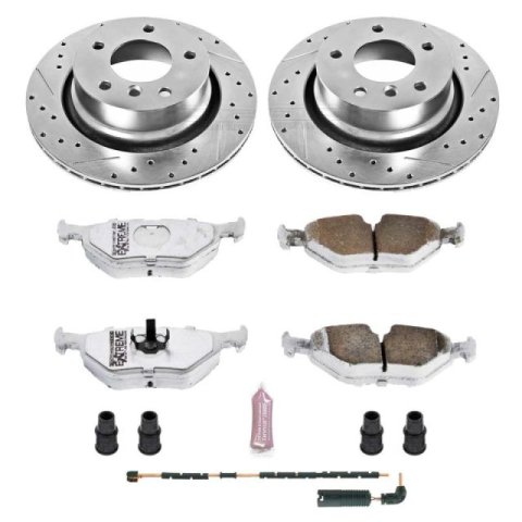 Power Stop 06-08 BMW Z4 Front & Rear Z26 Street Warrior Brake Kit (1x psbK962-26, 1x psbK928-26)