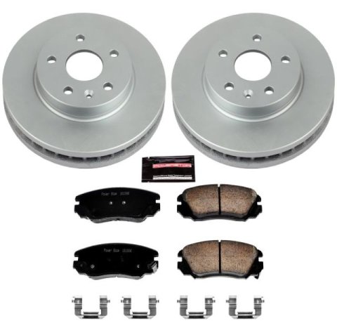 Power Stop 2011 Buick LaCrosse Front & Rear Z17 Evolution Geomet Coated Brake Kit (1x psbCRK5547, 1x psbCRK5522)