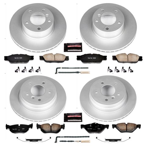 Power Stop 2007 BMW 328xi Front & Rear Z23 Evolution Sport Coated Brake Kit (1x psbCRK3002, 1x psbCRK4589)