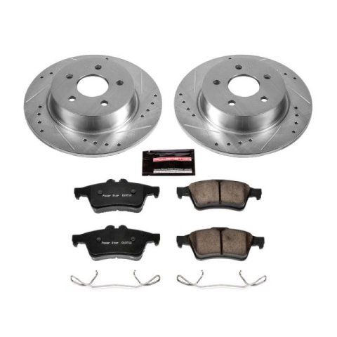 Power Stop 13-16 Ford Escape Front & Rear Z23 Evolution Sport Brake Kit (1x psbK6349, 1x psbK6398)