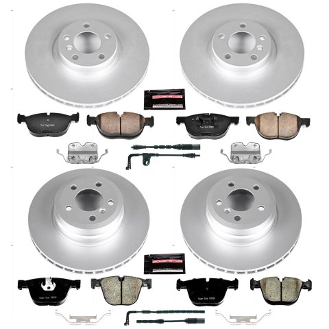 Power Stop 07-10 BMW X5 Front & Rear Z23 Evolution Sport Coated Brake Kit (1x psbCRK4692, 1x psbCRK5985)