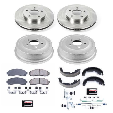 Power Stop 02-07 Saturn Vue Front & Rear Autospecialty Brake Kit (1x psbKOE15378DK, 1x psbKOE1576)