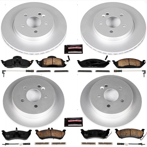 Power Stop 98-03 Mercedes-Benz ML320 Front & Rear Z23 Evolution Sport Coated Brake Kit (1x psbCRK864, 1x psbCRK866)