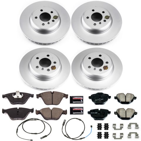 Power Stop 2011 BMW 535i xDrive Front & Rear Z23 Evolution Sport Coated Brake Kit (1x psbCRK6581, 1x psbCRK6034)