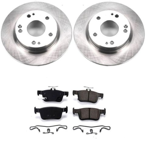 Power Stop 16-19 Honda Civic Front & Rear Autospecialty Brake Kit (1x psbKOE7725, 1x psbKOE1043)