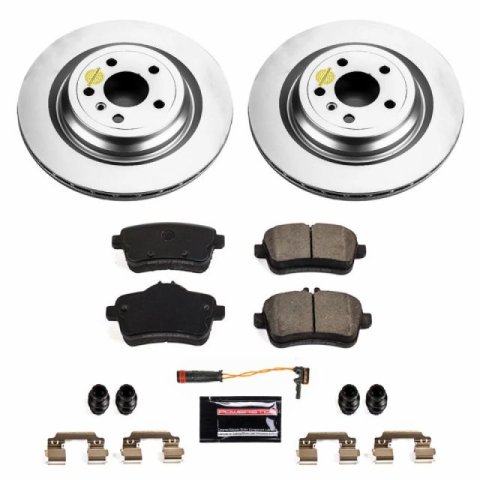 Power Stop 16-17 Mercedes-Benz GLE400 Front & Rear Z23 Evolution Sport Coated Brake Kit (1x psbCRK6903, 1x psbCRK7438)