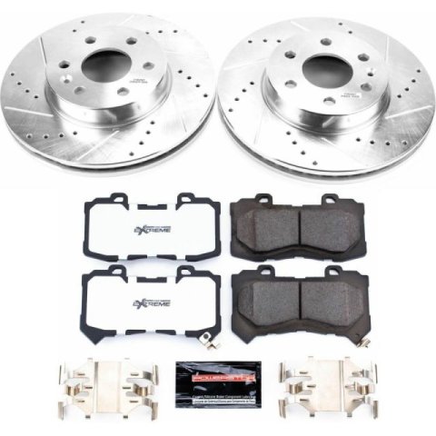 Power Stop 15-18 Chevrolet Colorado Front & Rear Z36 Truck & Tow Brake Kit (1x psbK7126-36, 1x psbK7127-36)