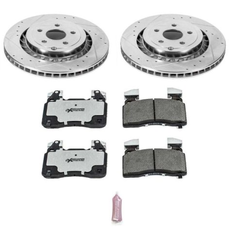 Power Stop 15-17 Chevrolet SS Front & Rear Z26 Street Warrior Brake Kit (1x psbK7007-26, 1x psbK6994-26)