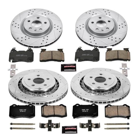 Power Stop 15-17 Chevrolet SS Front & Rear Z23 Evolution Sport Brake Kit (1x psbK7007, 1x psbK6994)