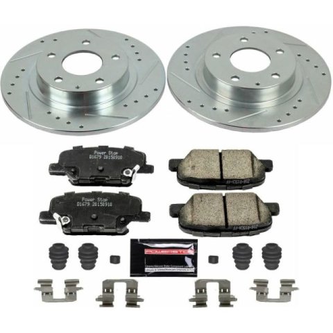Power Stop 14-15 Mazda 6 Front & Rear Z23 Evolution Sport Brake Kit (1x psbK6969, 1x psbK6968)