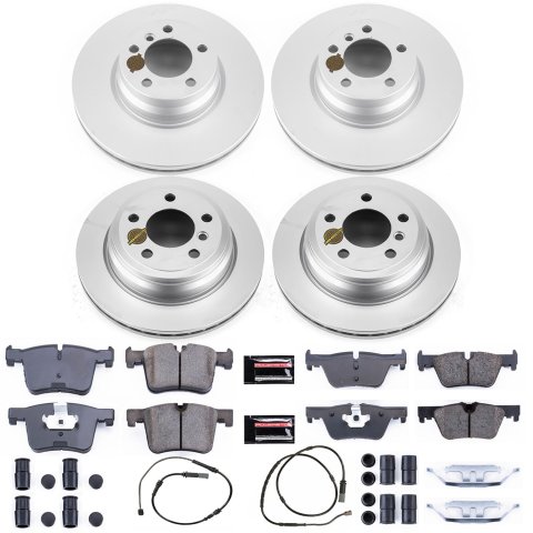 Power Stop 13-14 BMW 328i xDrive Front & Rear Z23 Evolution Sport Coated Brake Kit (1x psbCRK6854, 1x psbCRK6852)