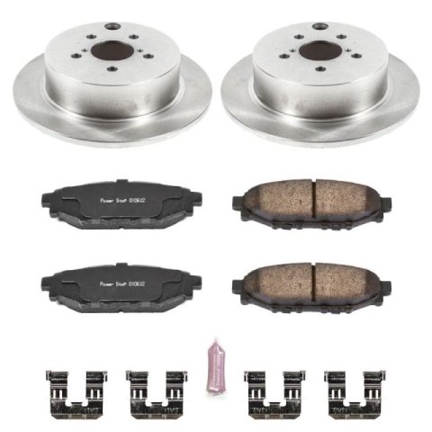 Power Stop 12-16 Subaru Impreza Front & Rear Autospecialty Brake Kit (1x psbKOE6111, 1x psbKOE6107)