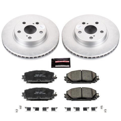 Power Stop 11-17 Lexus CT200h Front & Rear Z17 Evolution Geomet Coated Brake Kit (1x psbCRK5870, 1x psbCRK6498)