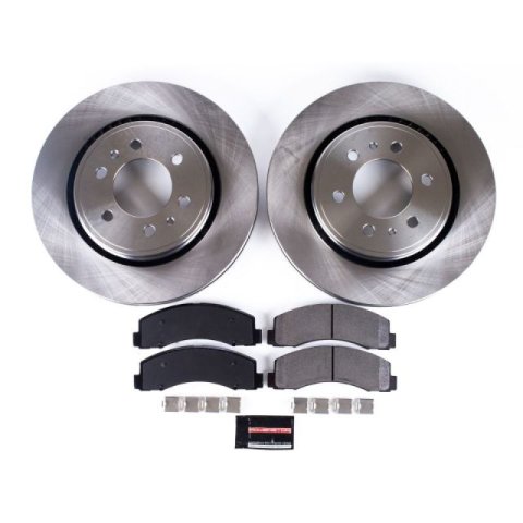 Power Stop 10-17 Ford Expedition Front & Rear Autospecialty Brake Kit (1x psbKOE4683, 1x psbKOE3167)
