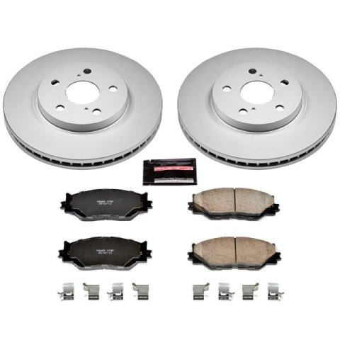 Power Stop 10-13 Lexus IS250 Front & Rear Z17 Evolution Geomet Coated Brake Kit (1x psbCRK2406, 1x psbCRK2977)