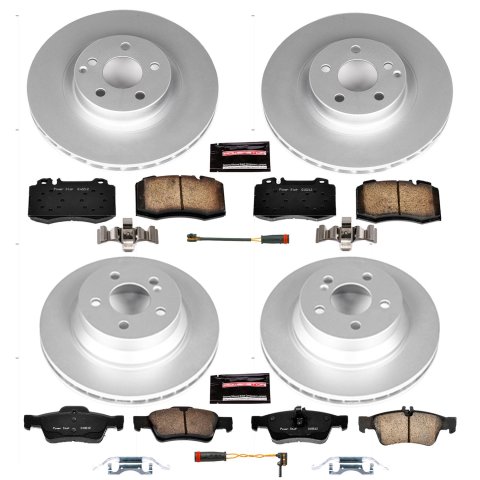 Power Stop 08-11 Mercedes-Benz CLS550 Front & Rear Z23 Evolution Sport Coated Brake Kit (1x psbCRK6601, 1x psbCRK6359)