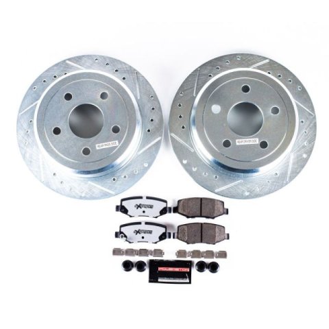 Power Stop 07-17 Jeep Wrangler Front & Rear Z36 Truck & Tow Brake Kit (1x psbK3097-36, 1x psbK3090-36)