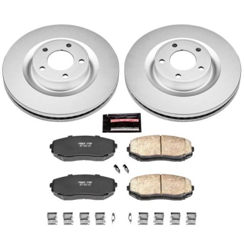 Power Stop 07-10 Ford Edge Front & Rear Z17 Evolution Geomet Coated Brake Kit (1x psbCRK3060, 1x psbCRK3057)