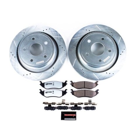 Power Stop 07-09 Chrysler Aspen Front & Rear Z36 Truck & Tow Brake Kit (1x psbK2172-36, 1x psbK2163-36)
